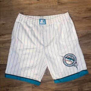 Florida Marlins Starter Vintage Shorts